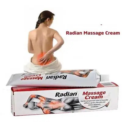 Picture of Body Therapy / massage cream Indian product Radian Massage Pain Relief Cream for male/ female - 100 gm
