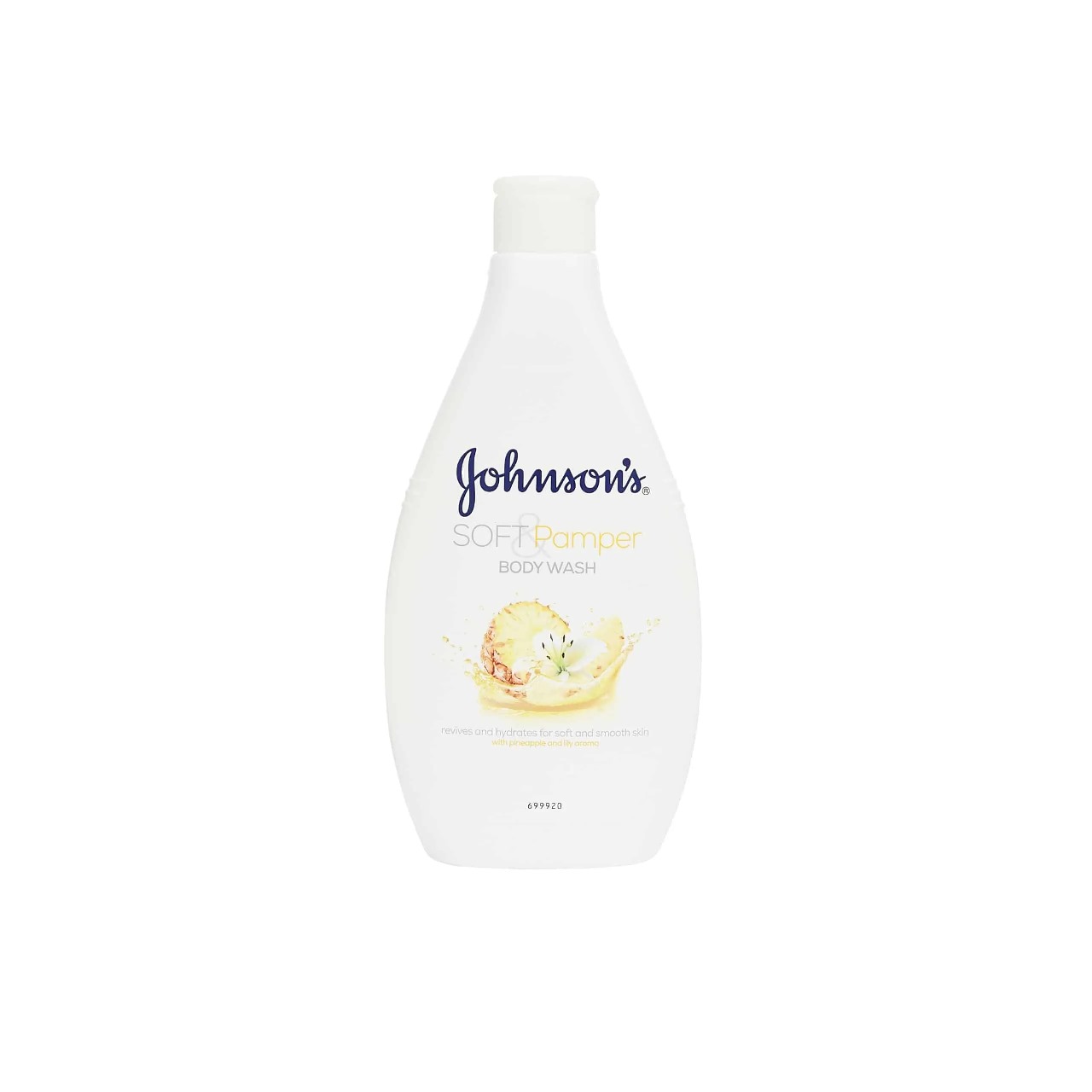 Picture of International Italian product Skin care Johnsons Soft & Pamper body wash used for male female - 400 ml