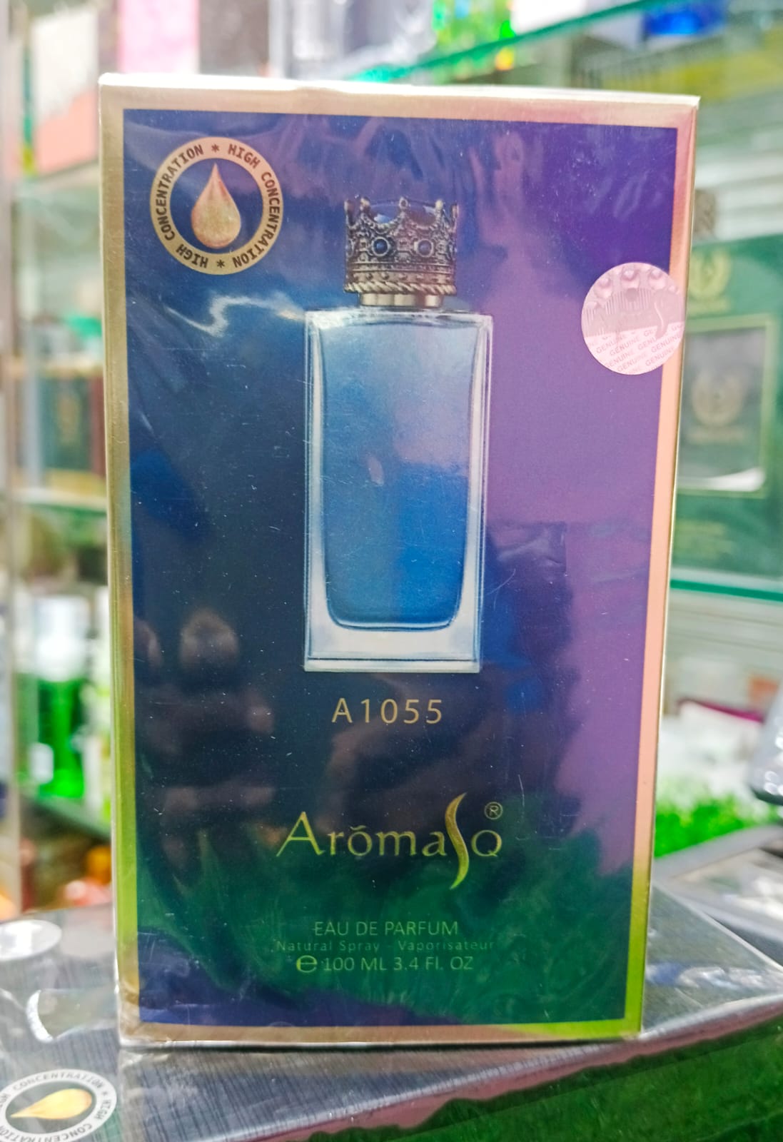 Picture of Strong Fragrance types International UAE Product AROMASQ A 1055 model perfume for male/ female - 100 ml