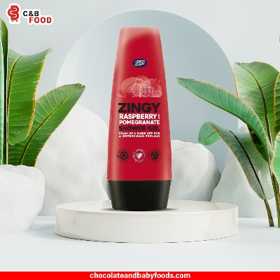 Picture of International Bulgarian product Boots Zingy Raspberry and Pomegranate shower gel used for male female - 250 ml