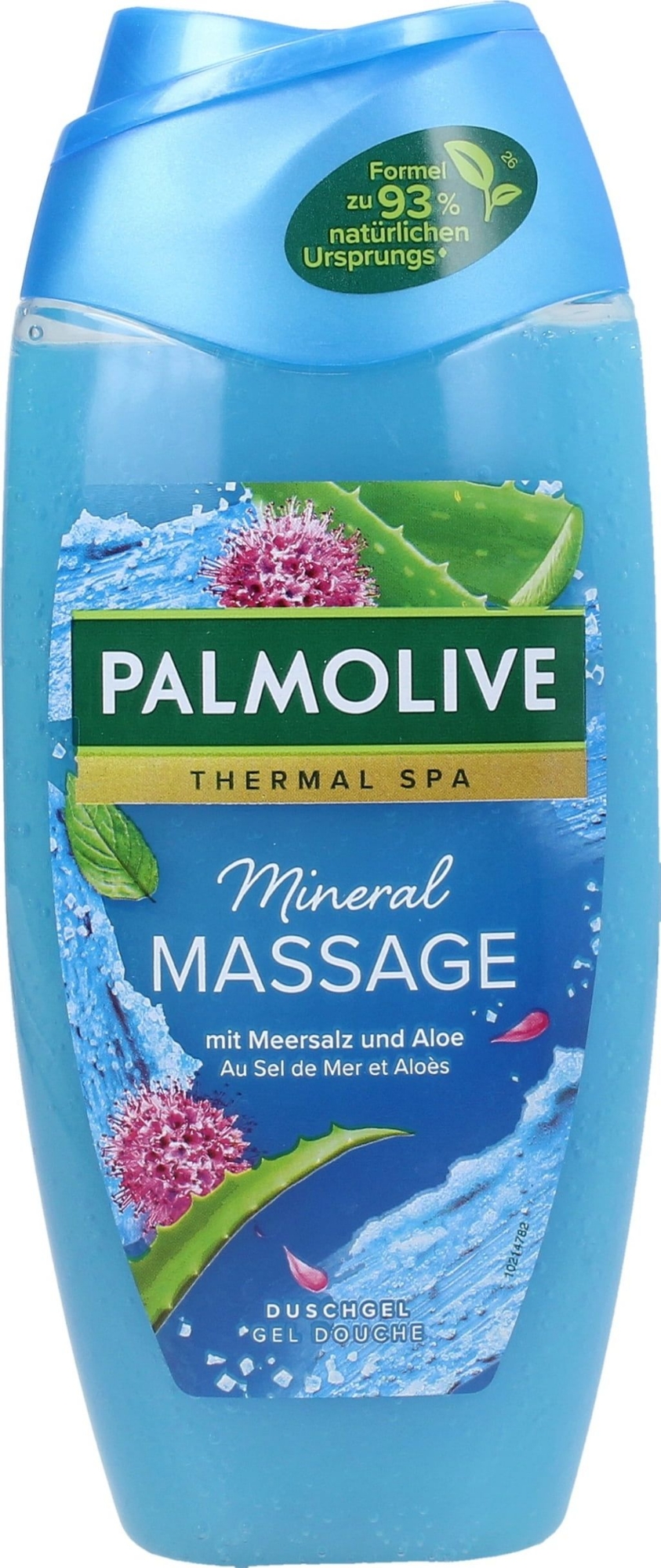 Picture of International Italian product Skin care Palmolive Mineral Massage with sea salt and aloe shower gel used for male female - 250 ml