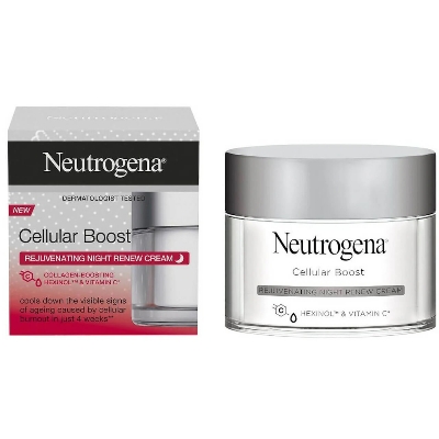Picture of 50ml Neutrogena Cellular Boost Rejuvenating Night Renew Cream International France product for male/ female
