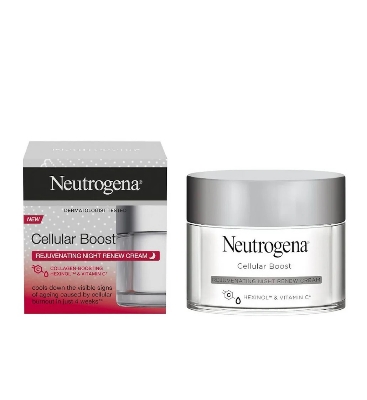 Picture of 50ml Neutrogena Cellular Boost Rejuvenating Night Renew Cream International France product for male/ female