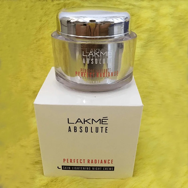 Picture of 50 gm Lakme Absolute perfect radiance  brightening night cream Indian product used for male female