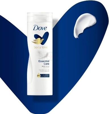 Picture of 400 ml Dove body love Essential care Body Lotion International UK product used for male/ female