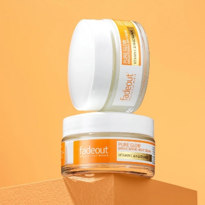 Picture of 50 gm fadeout pure glow whitening day cream International UK product used for male female Picture of 50 gm fadeout pure glow whitening day cream International UK product used for male female