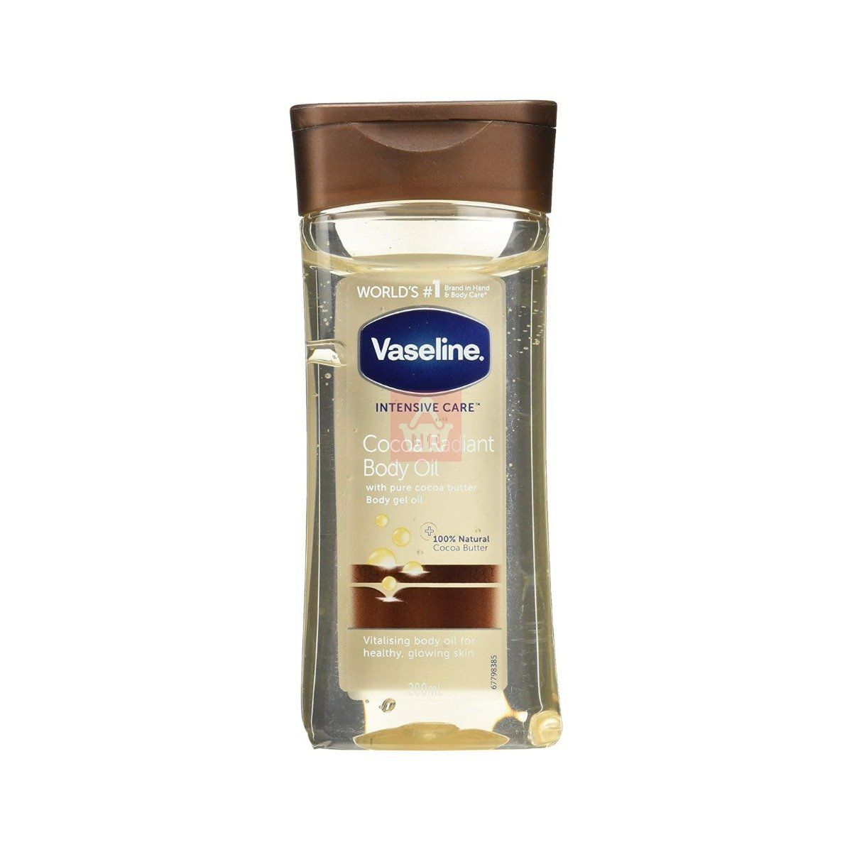 Picture of 200 ml Vaseline intensive care cocoa radiant body oil International UAE product used for male female Picture of 200 ml Vaseline intensive care cocoa radiant body oil International UAE product used for male female