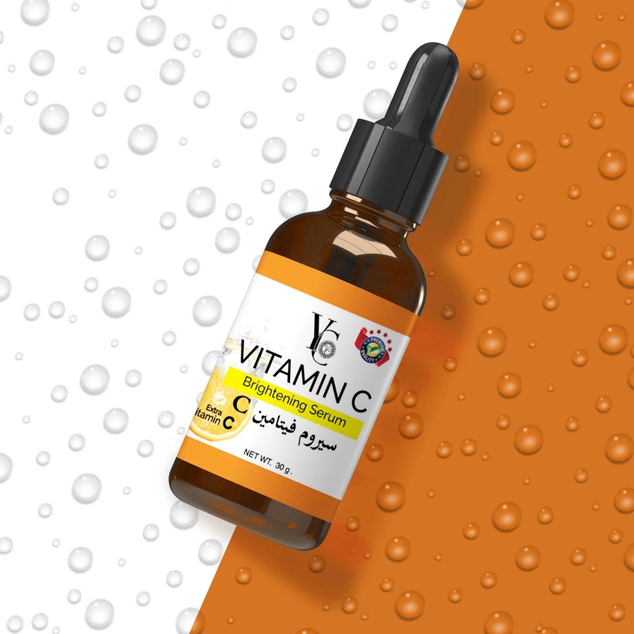Picture of 30 ml YC Vitamin C Whitening Fairness serum International Thailand product used for male female