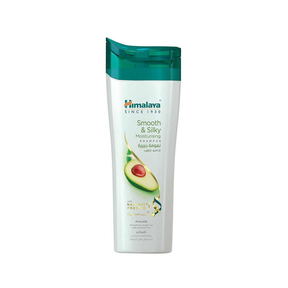 Picture of 400 ml Hima laya Smooth & Silky shampoo International UAE product used for male female