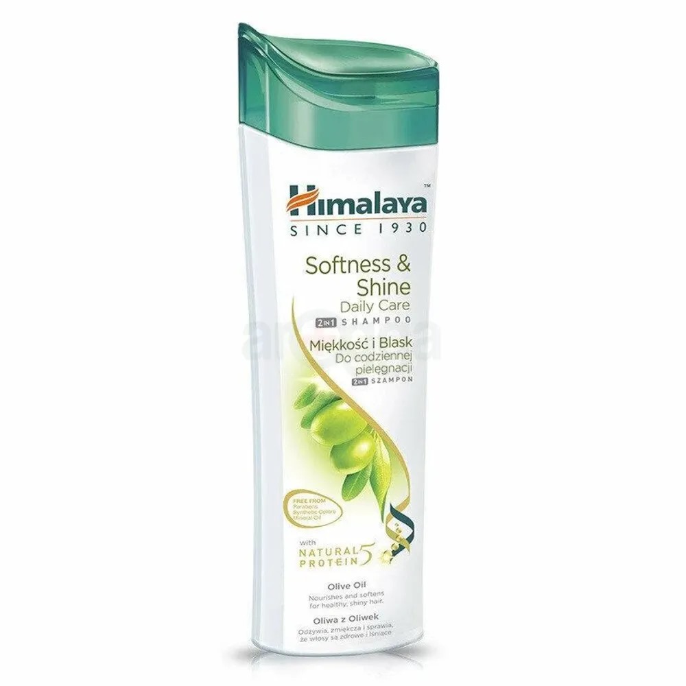 Picture of 400 ml Hima  laya Softness & Shine shampoo International UAE product used for male female