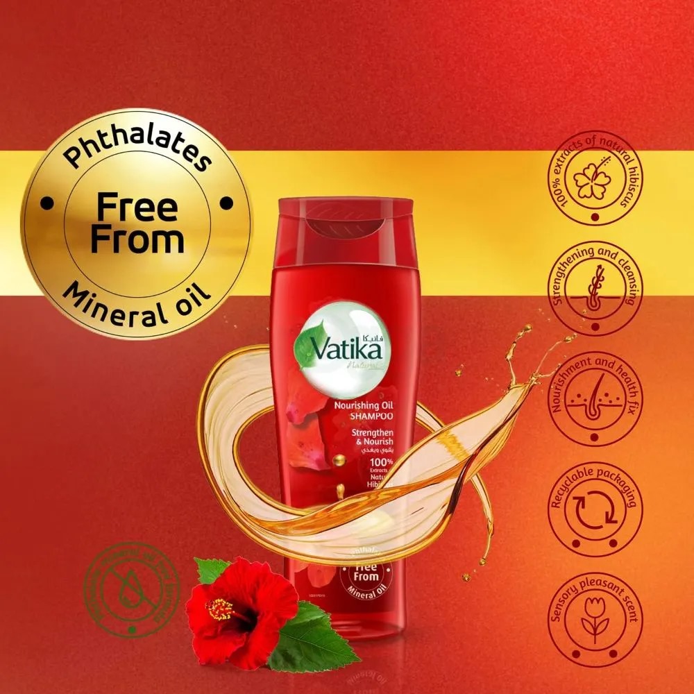 Picture of 425 ml Vatika Nourishing oil shampoo International Australian product used for male female Picture of 425 ml Vatika Nourishing oil shampoo International Australian product used for male female