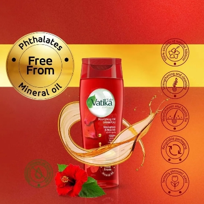 Picture of 425 ml Vatika Nourishing oil shampoo International Australian product used for male female Picture of 425 ml Vatika Nourishing oil shampoo International Australian product used for male female