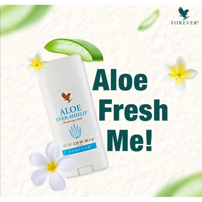 Picture of 92.1 gm Forever Aloe Ever Shield deodorant stick International USA product used for male female Picture of 92.1 gm Forever Aloe Ever Shield deodorant stick International USA product used for male female