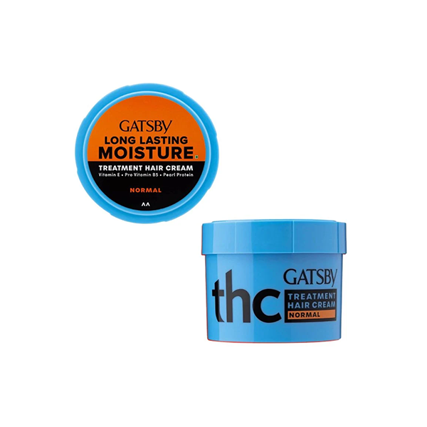 Picture of 125 gm Gatsby long lasting moisture treatment hair cream International Indonesian product used for male