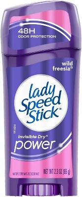 Picture of 65 gm Wild freesia lady speed stick invisible dry power deodorant International USA product used for female Picture of 65 gm Wild freesia lady speed stick invisible dry power deodorant International USA product used for female