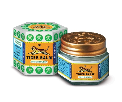 Picture of International Singapore product Tiger Balm White Oniment For headache Cold & Body pain used for male/female - 19.4 gm