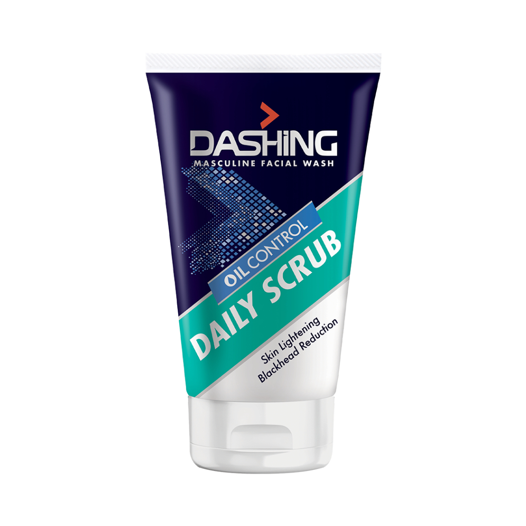 Picture of 100 gm Dashing Masculine Facial wash oil control Daily Scrub International Malaysian product used for male