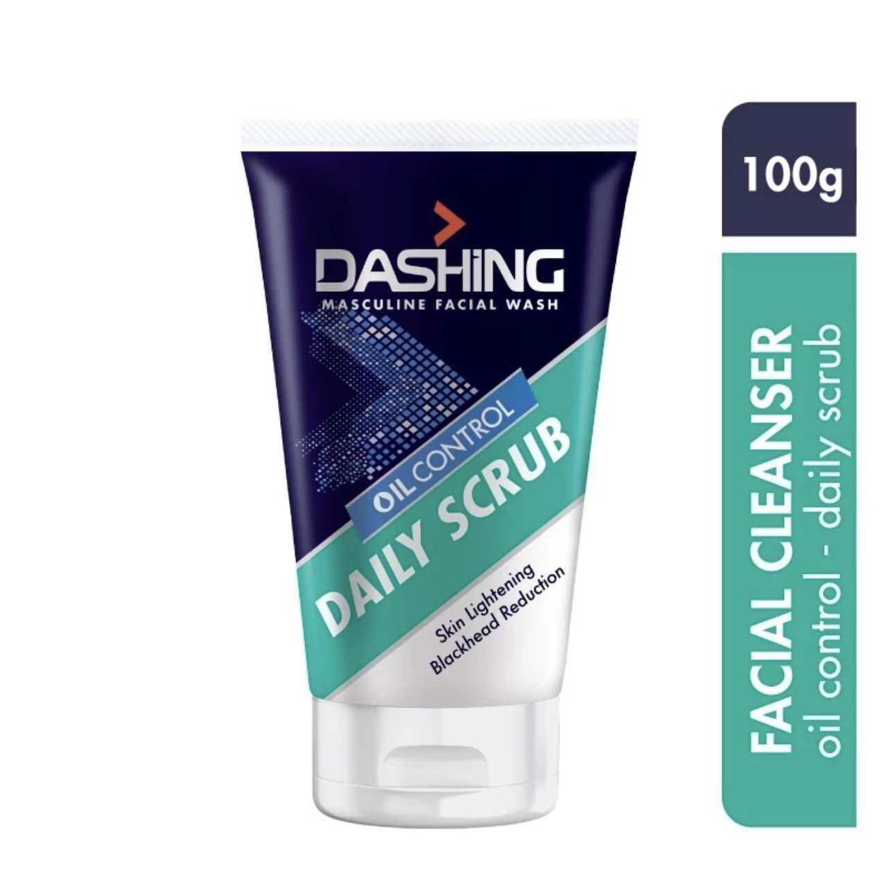 Picture of 100 gm Dashing Masculine Facial wash oil control Daily Scrub International Malaysian product used for male