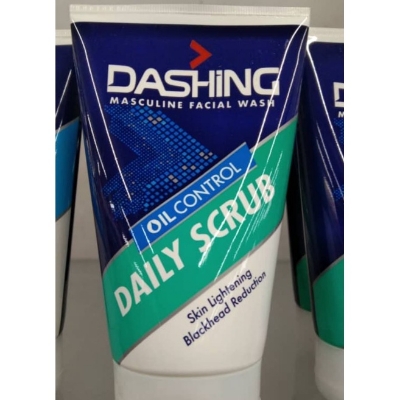 Picture of 100 gm Dashing Masculine Facial wash oil control Daily Scrub International Malaysian product used for male