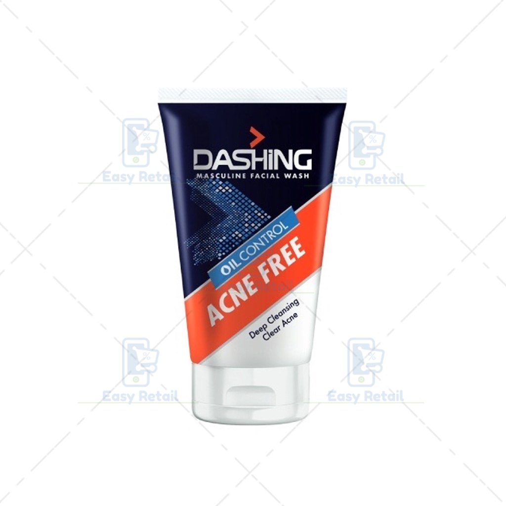Picture of 100 gm Dashing oil control Acne free Facial wash International Malaysian product used for male