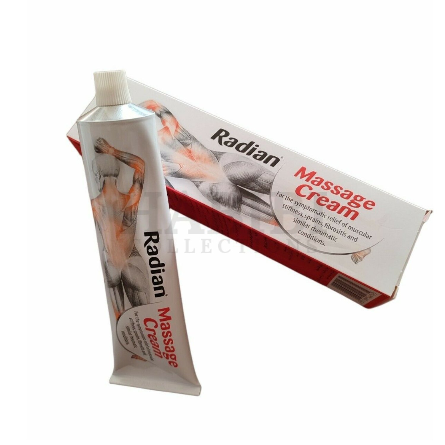 Picture of 100 gm Radiant Massage cream for pain remove International UK product used for male female