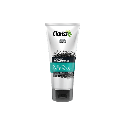 Picture of 100 ml Clariss Men creative Bamboo Charcoal Purifying face wash International UAE product used for male