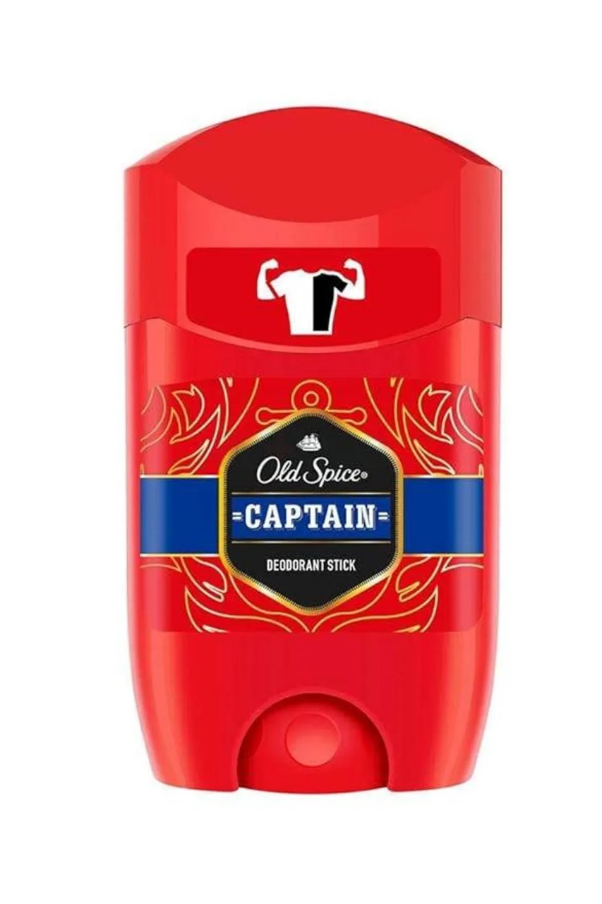 Picture of 50 ml Old Spice captain Deodorant Stick International UK product used for male