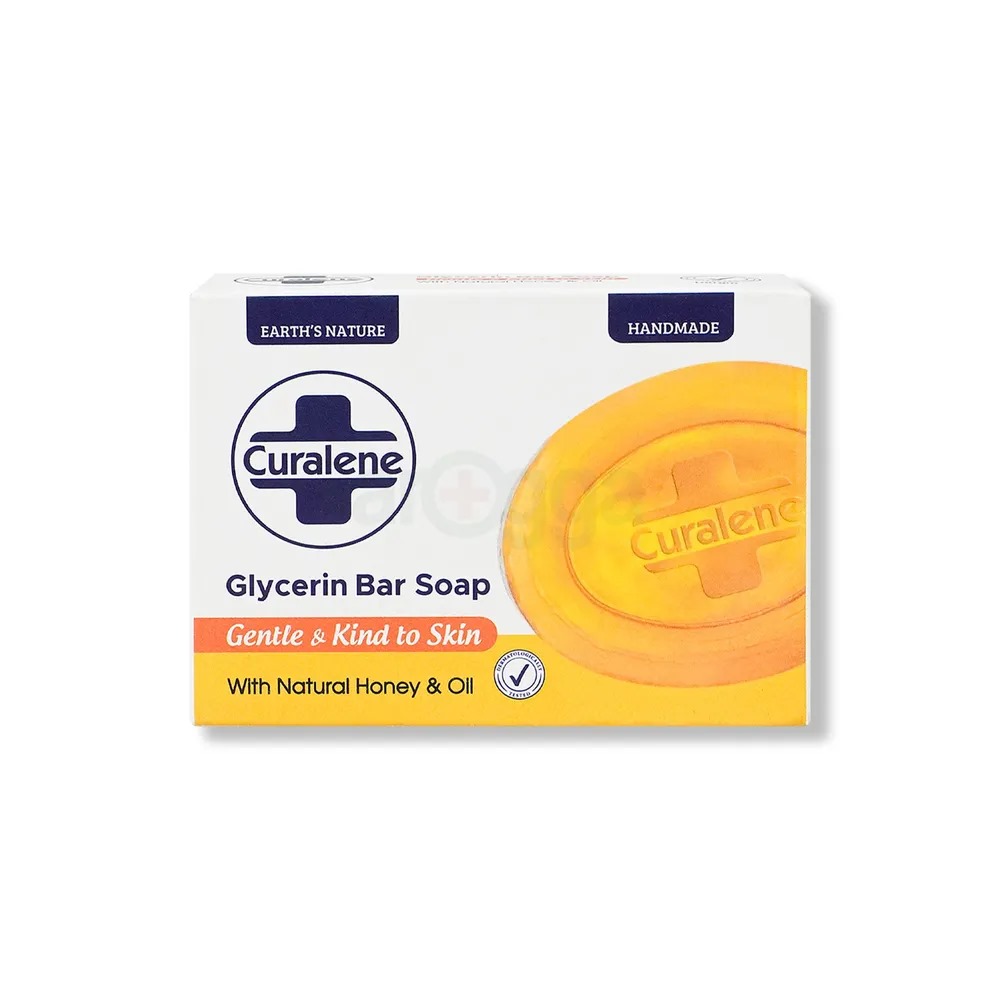 Picture of 100 gm Curalene Glycerin bar Soap Indian product used for male female