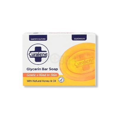 Picture of 100 gm Curalene Glycerin bar Soap Indian product used for male female
