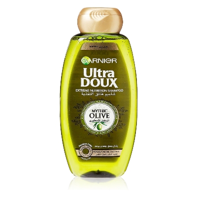 Picture of 400 ml Garnier Ultra Doux Mythic OLIVE Extreme Nourishing Shampoo International Egypt product used for male female
