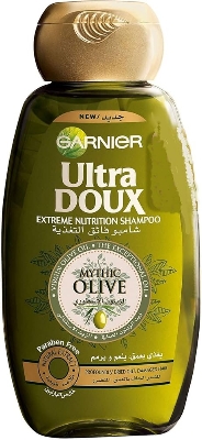 Picture of 400 ml Garnier Ultra Doux Mythic OLIVE Extreme Nourishing Shampoo International Egypt product used for male female