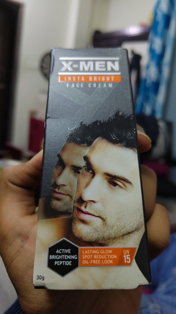Picture of 30 gm X - MEN Insta Bright cream Indian product used for male