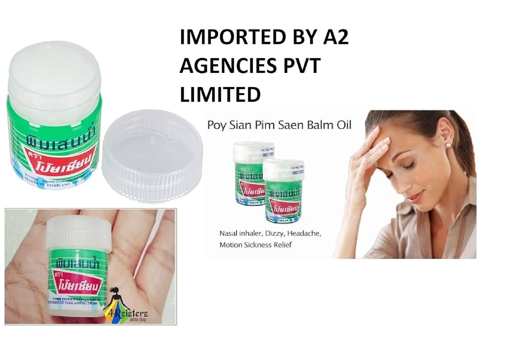 Picture of International Thailand products Poy Sian Left 8 Ml For Headache & Nasal Congestion-  used for male & female- 8 ml