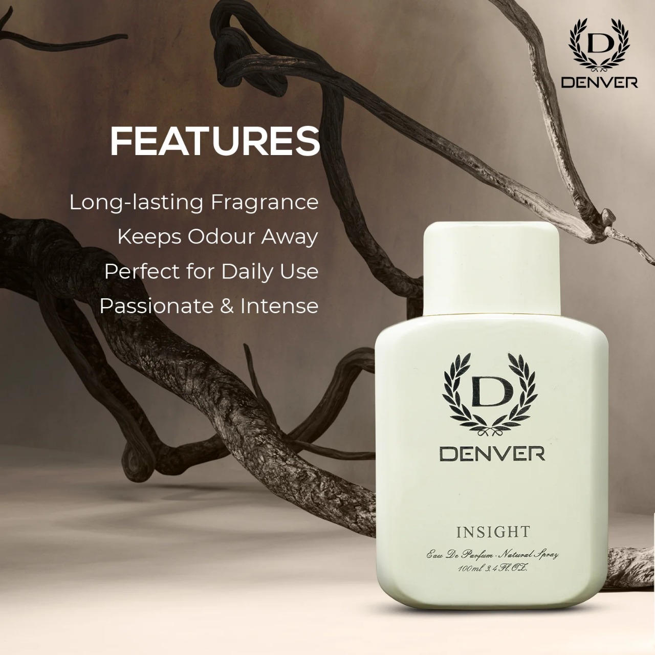 Picture of International Indian product Body perfume party scent Denver Insight Used for male - 100 ml Picture of International Indian product Body perfume party scent Denver Insight Used for male - 100 ml