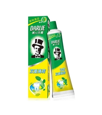 Picture of International Thailand products Darlie Double Action Fresh & Clean Toothpaste with Natural Mint Essence  used for male / female - 150 gm