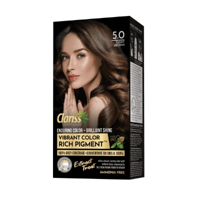 Picture of International USA products Clariss Hair color 5.0 - light Brown  used for female