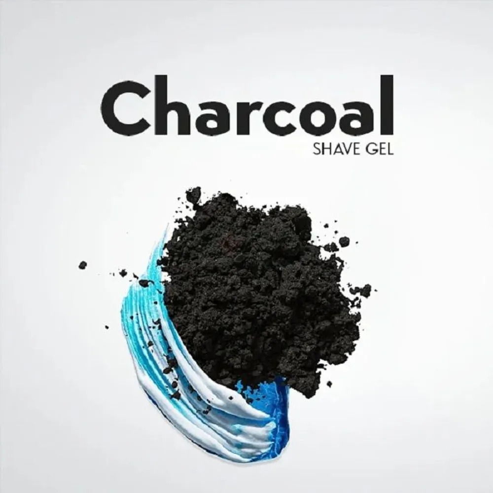 Picture of 200 ml Gillette Series Cleansing Shave Gel with Charcoal used for male