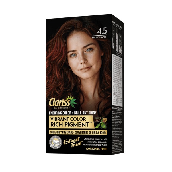 Picture of International USA products Clariss Hair Color 4.5 Mahogany used for female