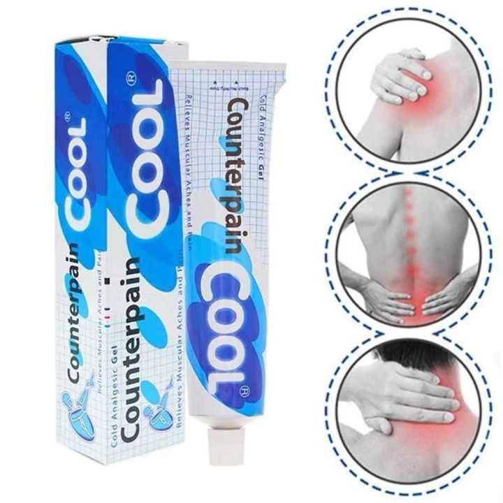 Picture of International Thailand product Counterpain Cool Analgesic Gel Relieves Muscular Aches And Pain - 120g
