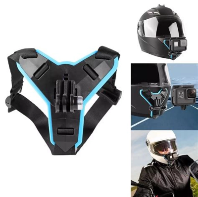 Picture of Motorcycle Helmet Chin Mobile Phone Holder Moto Dji Gopro Mountain Action Camera Stand - Versatile Camera Mount for Bike Riders