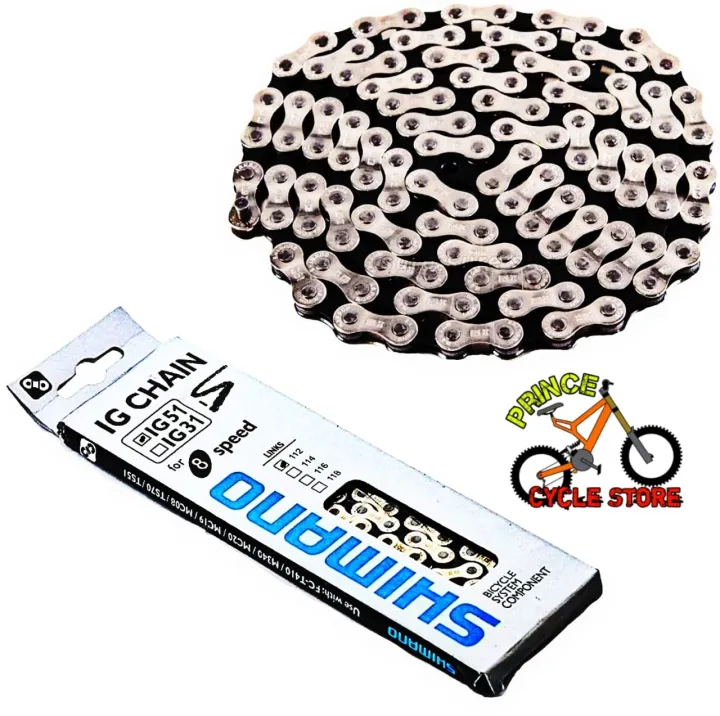 Picture of Bicycle SHIMANO IG51 Steel Bicycle Chain 7/8 Speed 116 Links - Bike Prince Cycle Store