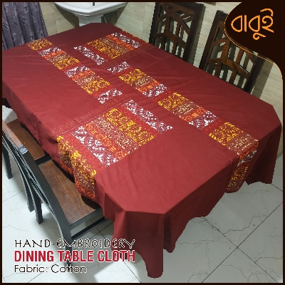 Picture of Dining table cloth with hand-embroidery modern decorative art
