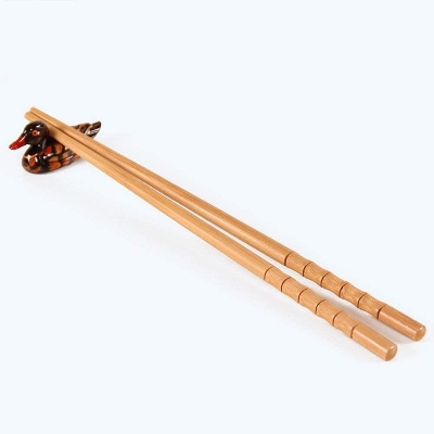Picture of 10 Pairs Wood Chopstick Sets for Restaurant Home Use Premium Material Non Slip for Eating Cooking