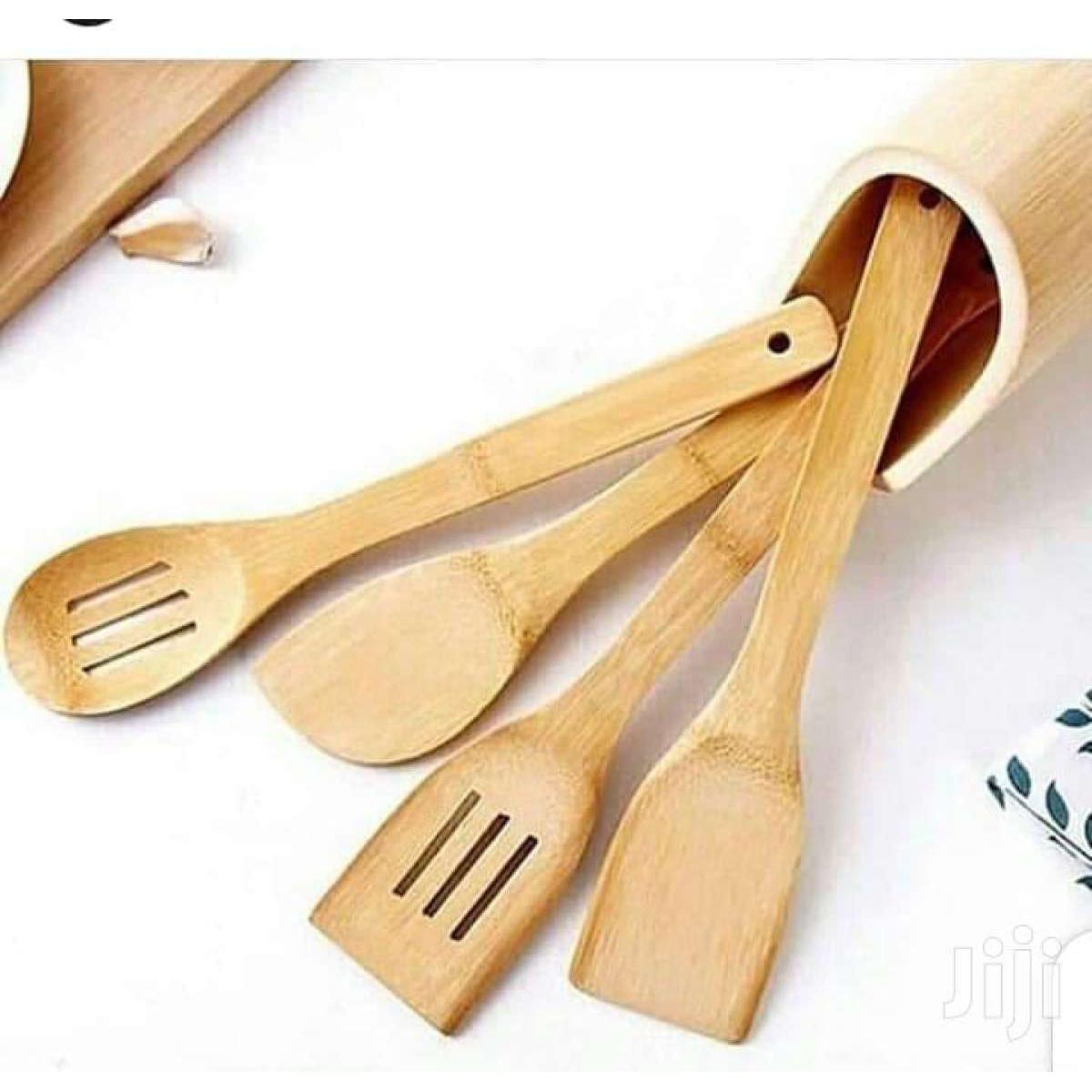 Picture of Bamboo Cooking Spoon 4 pieces set