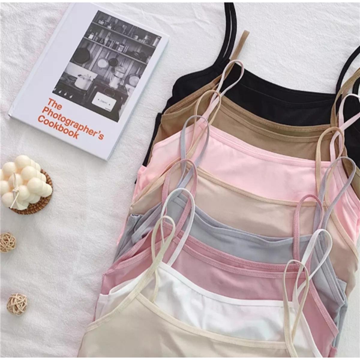 Picture of 1p Women Slip Color Semis Bra Multicolor Top Slip Inner Lingerie & Underwear -1p