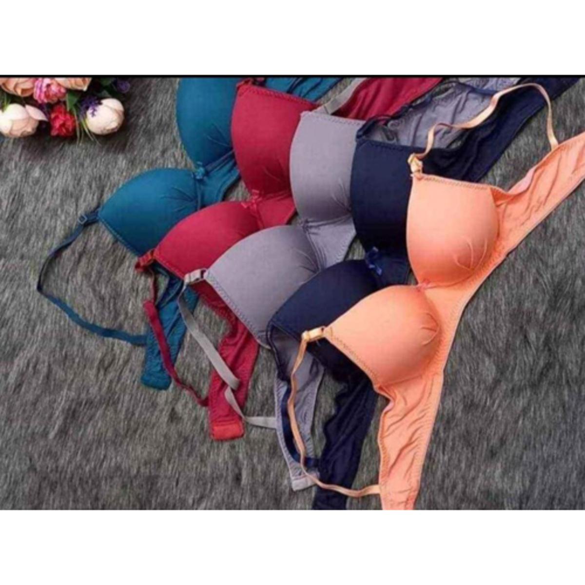 Picture of Soft comfortable multicolor net foam bra women's & Girls