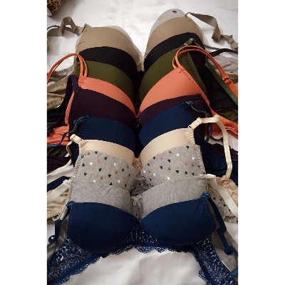 Picture of Soft comfortable multicolor net foam bra women's & Girls