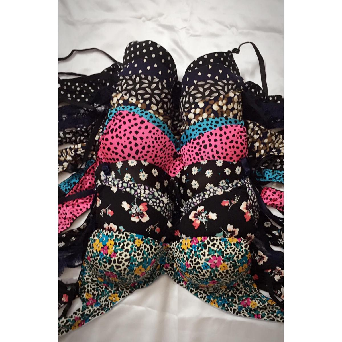 Picture of Soft comfortable multicolor net foam bra women's & Girls