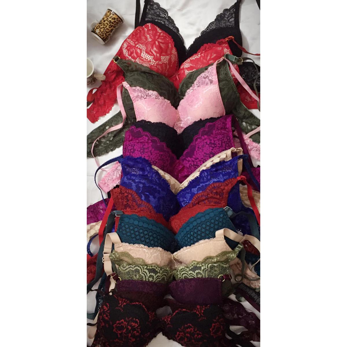 Picture of Soft comfortable multicolor net foam bra women's & Girls - Bra - Bra  S