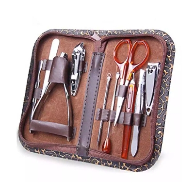 Picture of Nail cutter set/Manicure Pedicure Set Nail Clippers - 10 Piece Stainless Steel Manicure Kit - tools for Nail Cutter